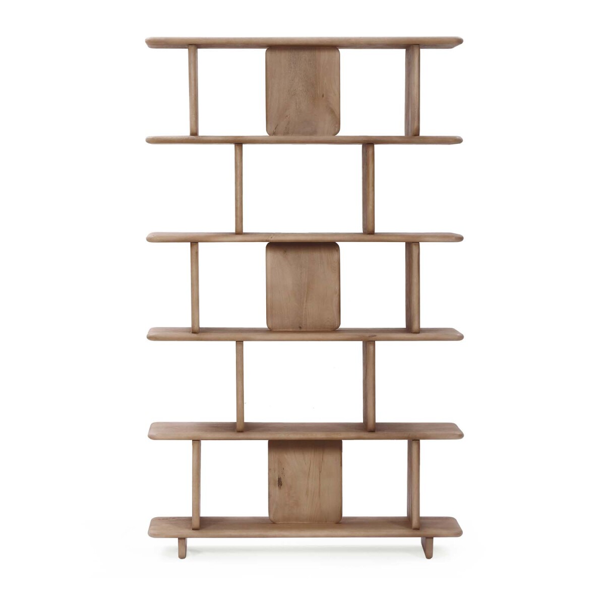 BIBLIOTECA - MADERA-DE-MANGO NATURAL-BEIGE EMILIO NATURAL 