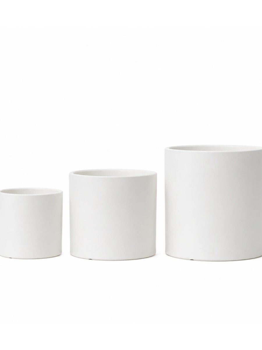 SET 3 MACETAS CERAMICAS MINIMALISTAS SET 3 MACETAS CERAMICAS MINIMALISTAS