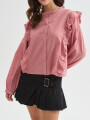 Camisa Tareli Rosa Oscuro
