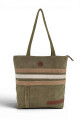 Bolso Tote de Lona Casual Verde