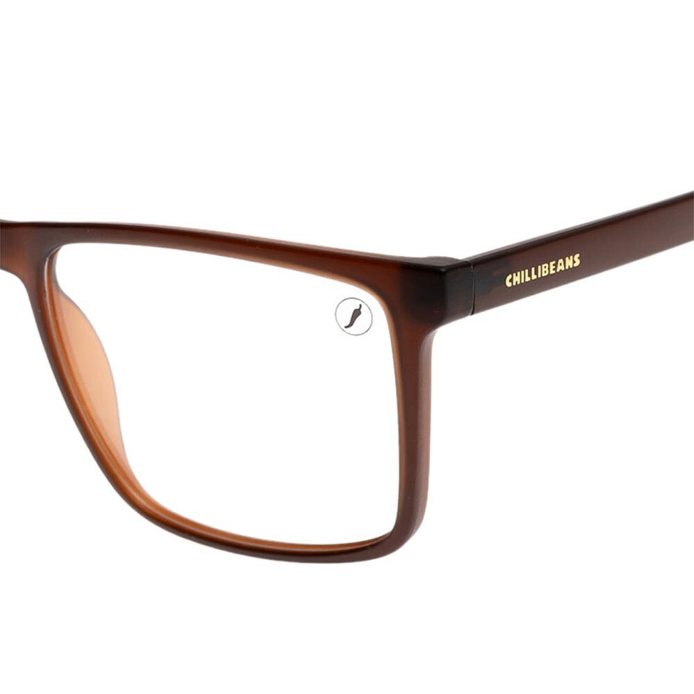 Lentes De Vista Chilli Beans Cuadrado Hombre Marrón/Marrón