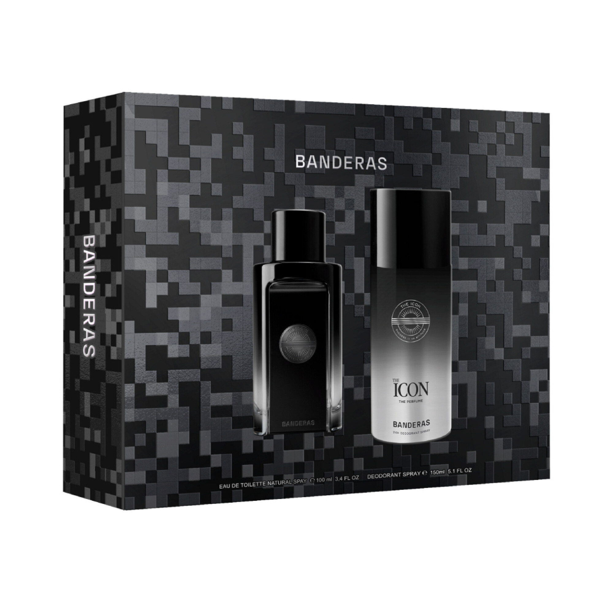 Perfume Banderas Set Icon EDP 100ml + Desodorante Aerosol — San Roque