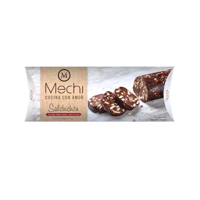 Salchichón de DDL y Chocolate Mechi - 350 gr Salchichón de DDL y Chocolate Mechi - 350 gr