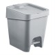 Tarro de Residuos Con Pedal 8L GRIS