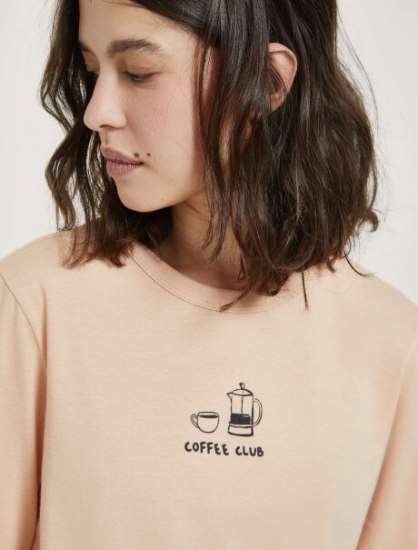 PIJAMA CON PANTALÓN LARGO ROSADO