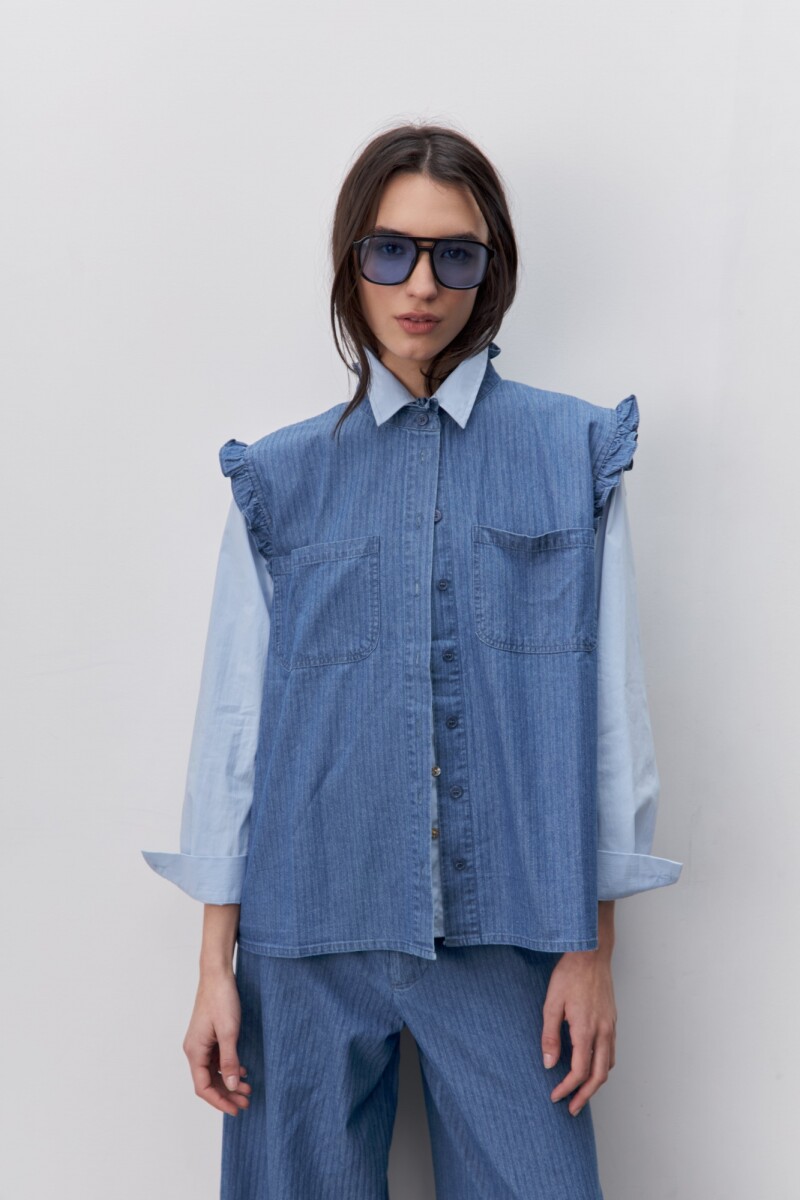 CAMISA NINNU Azul