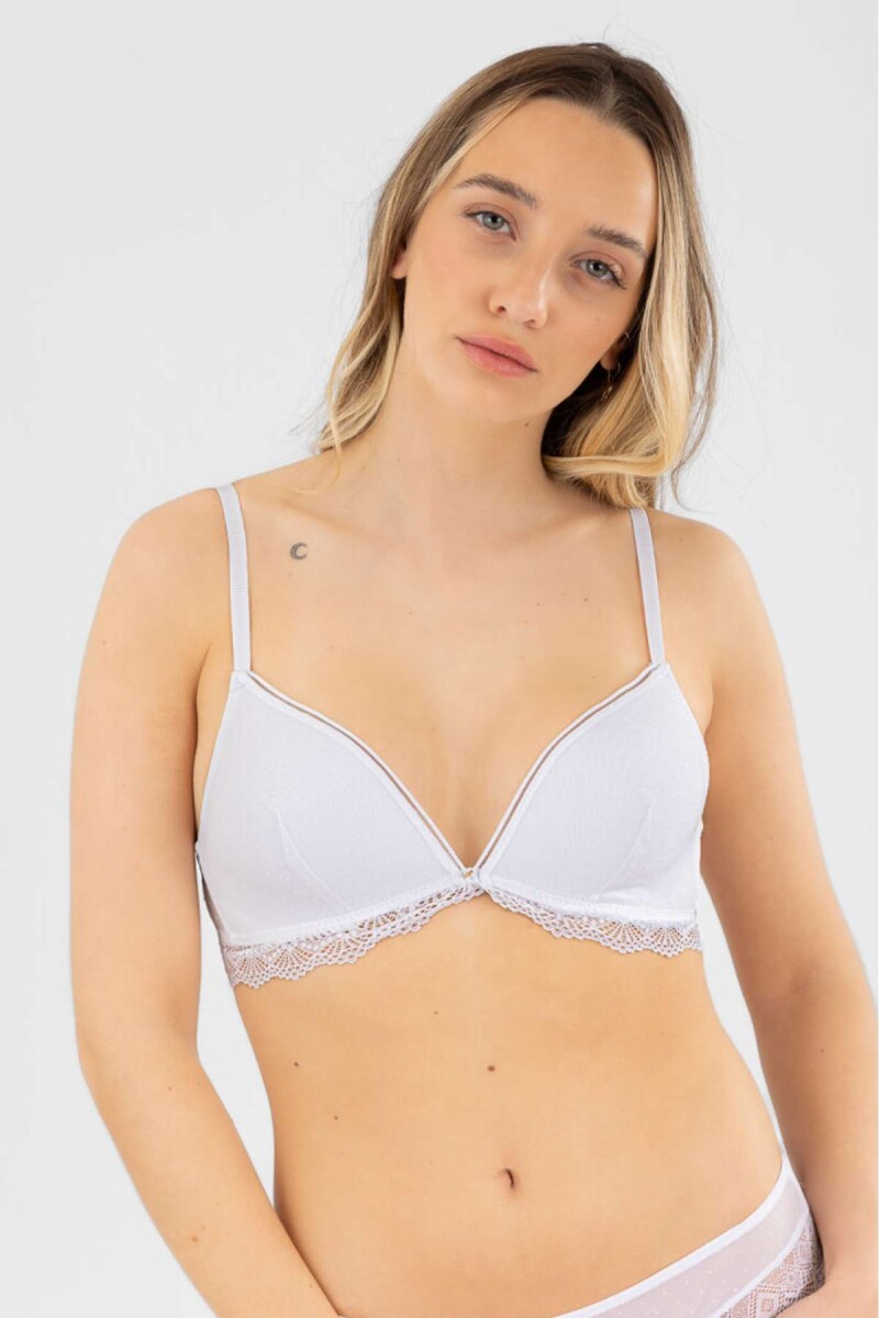 Soutien triangulo zinnia - Blanco 