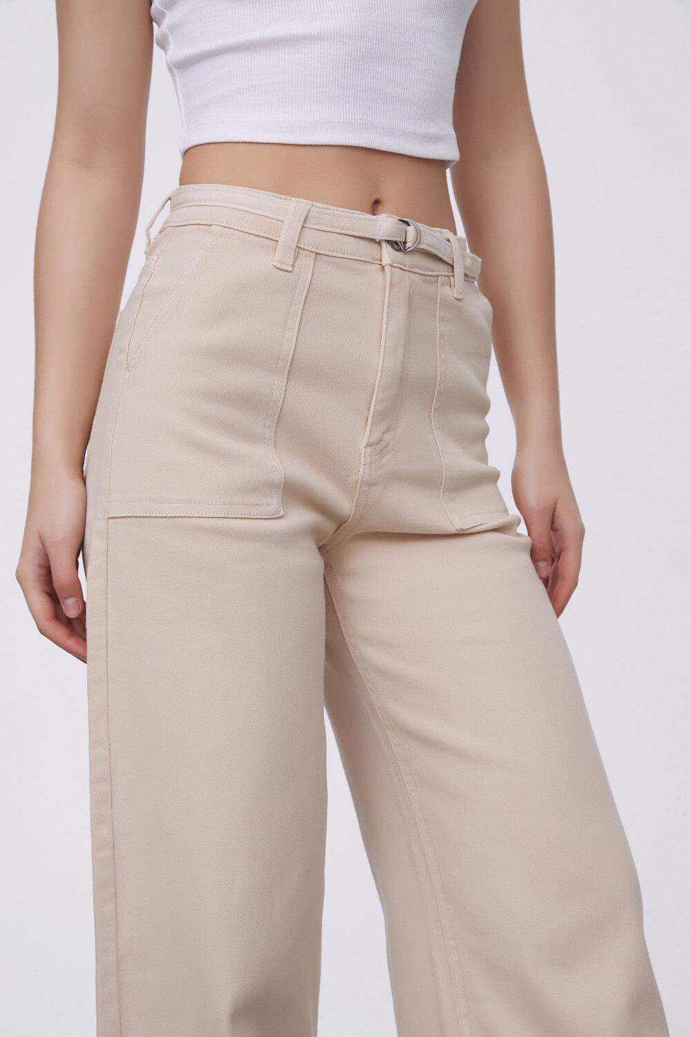 Pantalon Spitz Beige Claro