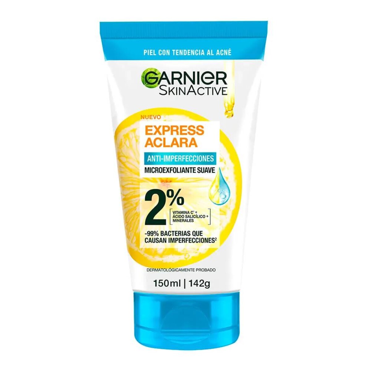 Exfoliante Facial Garnier Express Aclara Anti Acné 150ml 