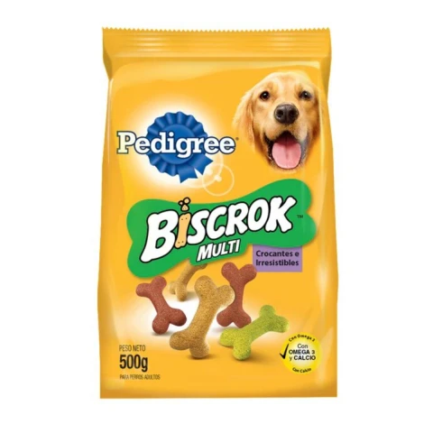 PEDIGREE BISCROK MULTI 500 GRAMOS