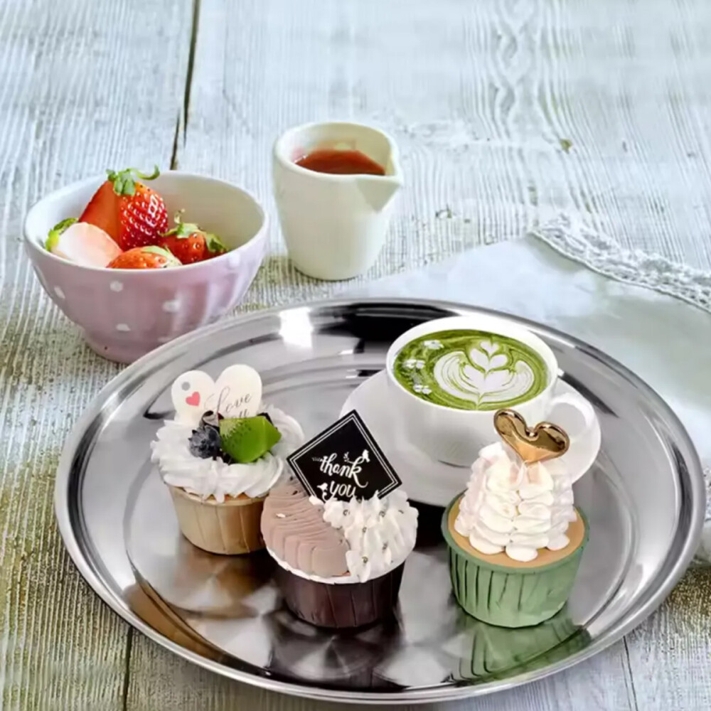 Set De Bandejas x4 De Acero Inoxidable Set De Bandejas x4 De Acero Inoxidable