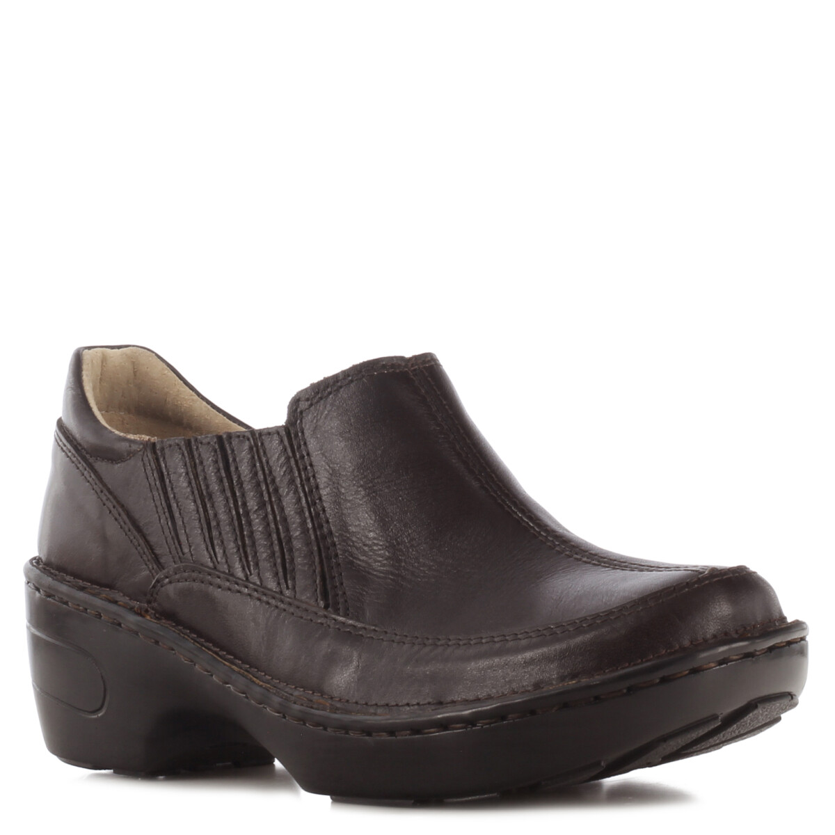 Zapato Casual Con Elastico-Ref.D5002 Negro 35.0 Lady Confort - Chocolate 