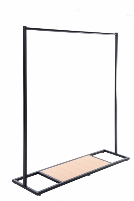 Perchero Simple Con Base Rectangular Chico - Negro Perchero Simple Con Base Rectangular Chico - Negro