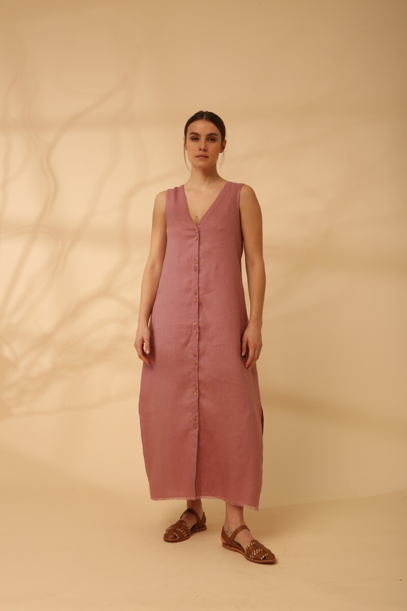 VESTIDO VESTA Rosa Viejo