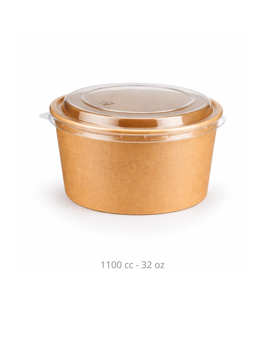 BOWL KRAFT - 100% RECICLABLE natural