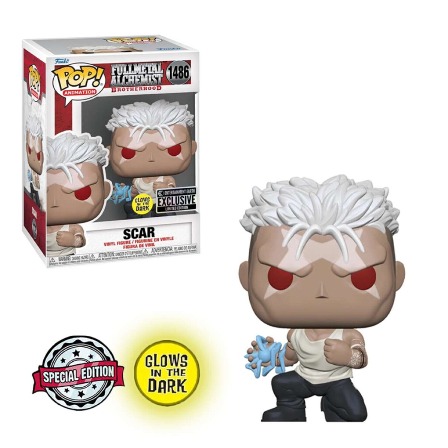 Scar Fullmetal Alchemist Brotherhood 1486 — Tienda Soy Santander