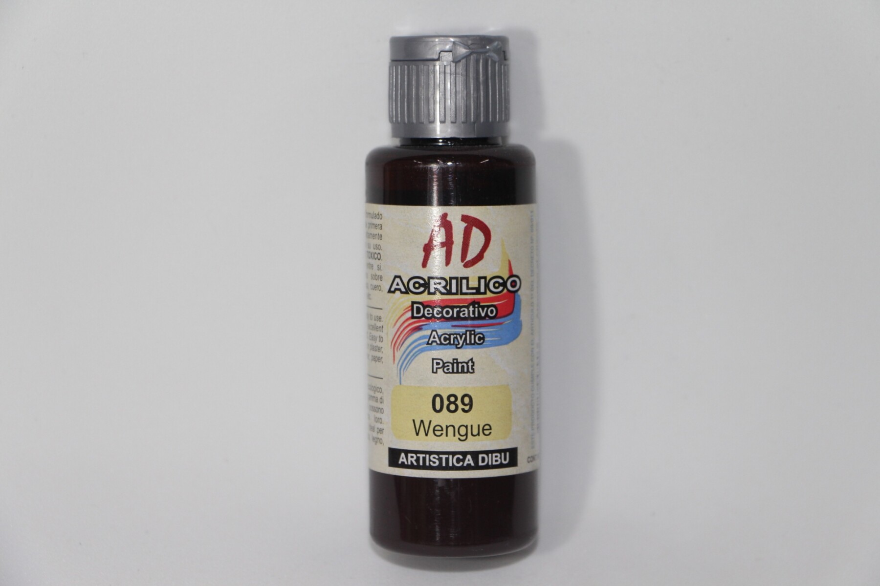PINTURA ACRILICA ARTISTICA DIBU 60 ML. DIFERENTES COLORES - COLOR WENGUE 089 