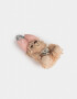 Llavero Peluche Llavero Y Charm De Osito Con Moño - Marron Beige