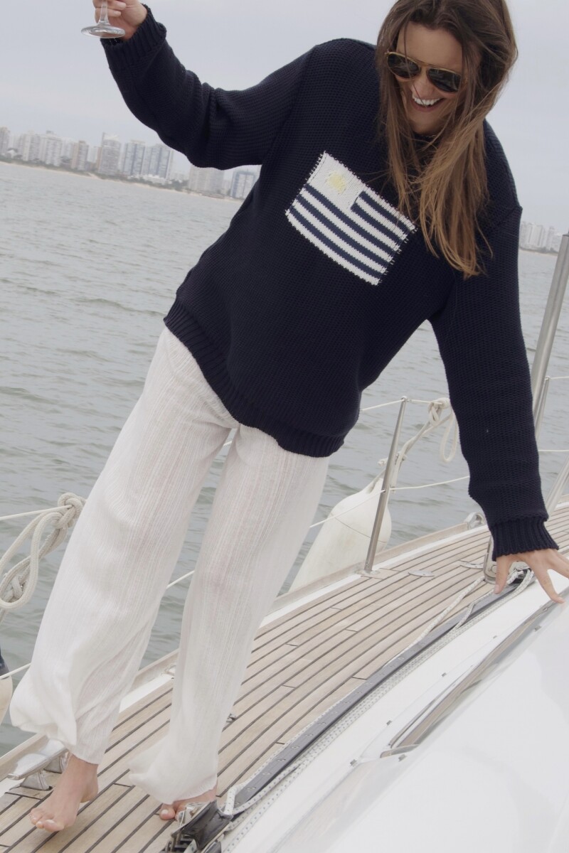 SWEATER BANDERA Azul