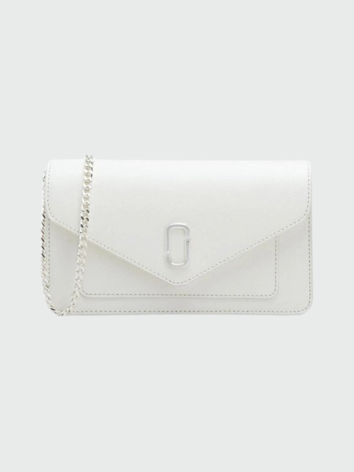 MARC JACOBS - Cartera con cadena, LongShot Blanco