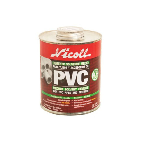 Adhesivo para PVC Verde Nicoll 1L