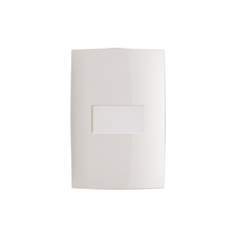 Conj. plaqueta c/int. unipolar - Presta blanco C51000