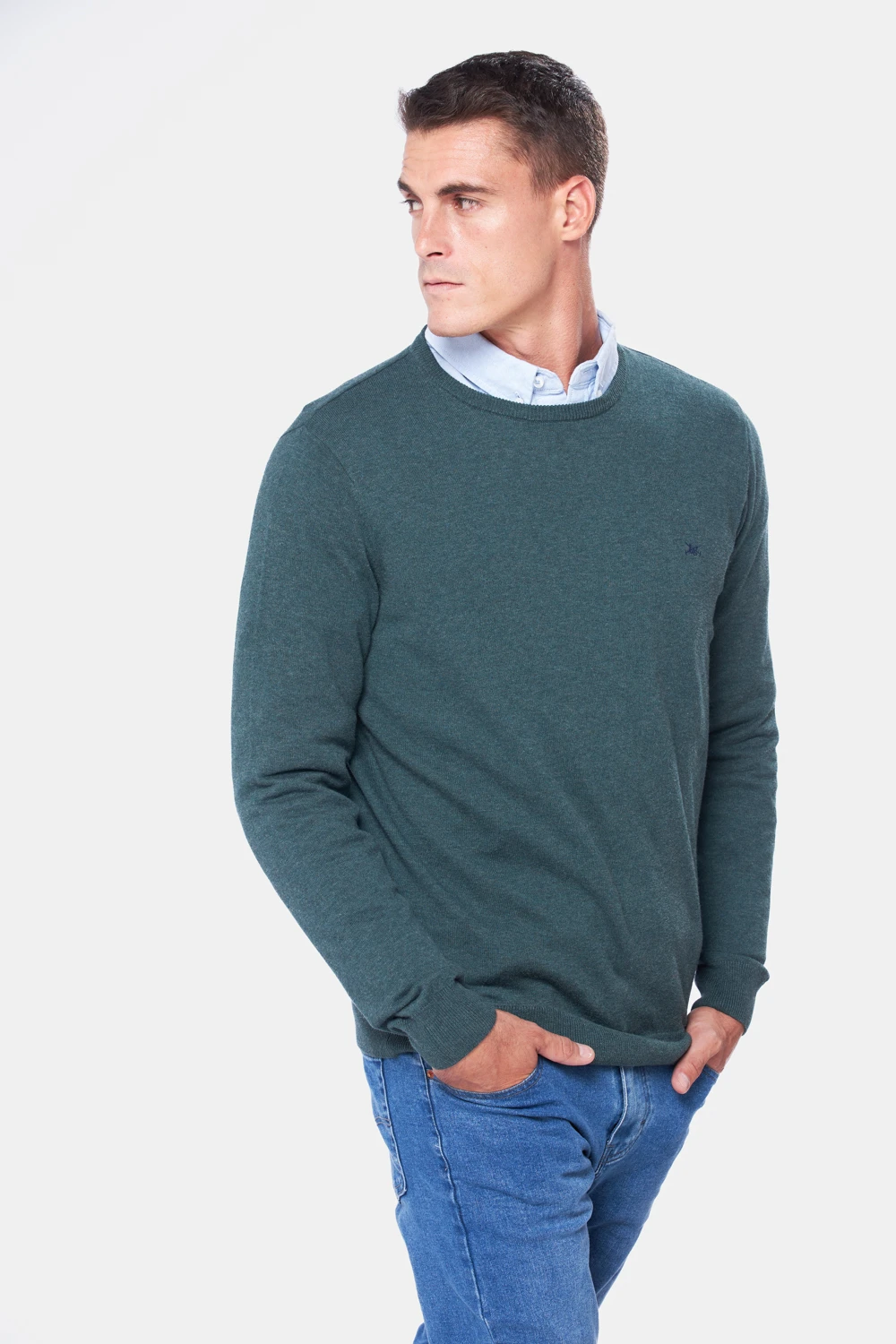BUZO CUELLO BASE Verde