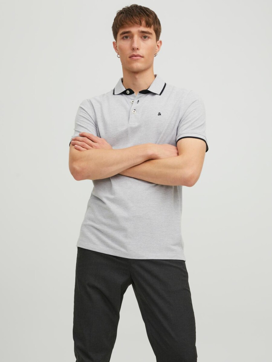 Polera Paulos Polo Clásica - Light Grey Melange 