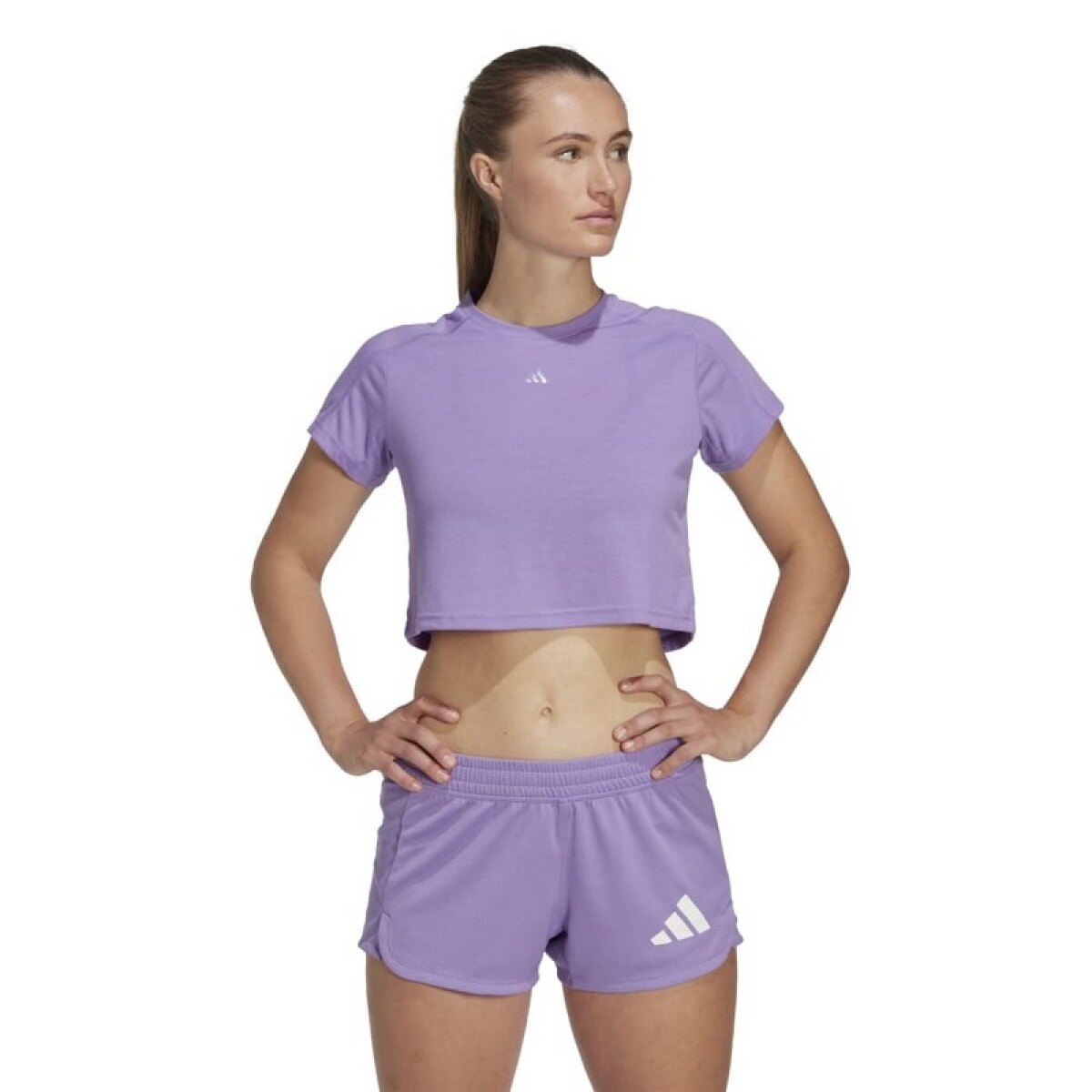 Remeras Adidas Aeroready Train - Violeta 