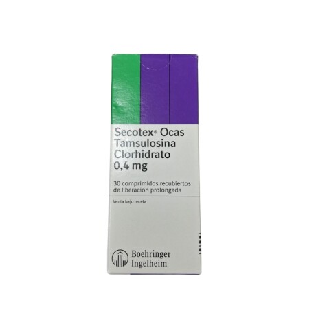 Secotex Tamsulosina Clorhidrato 0,4 mg x30 comprimidos Secotex Tamsulosina Clorhidrato 0,4 mg x30 comprimidos