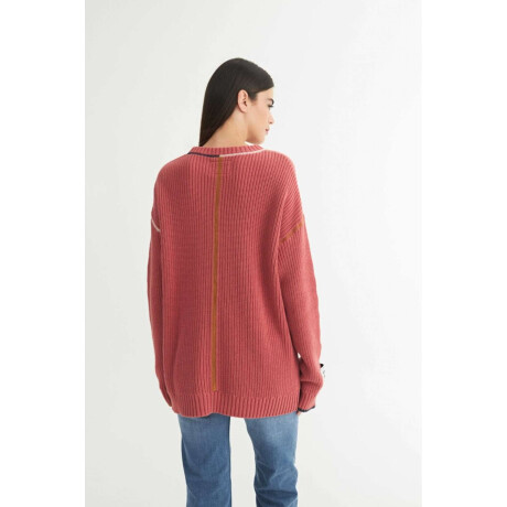 Buzo punto Frantesca Burugundy