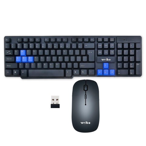 Combo Inalambrico Teclado + Mouse Weibo Modelo Wb-8011 COMBO INALAMBRICO WEIBO 8011/8012