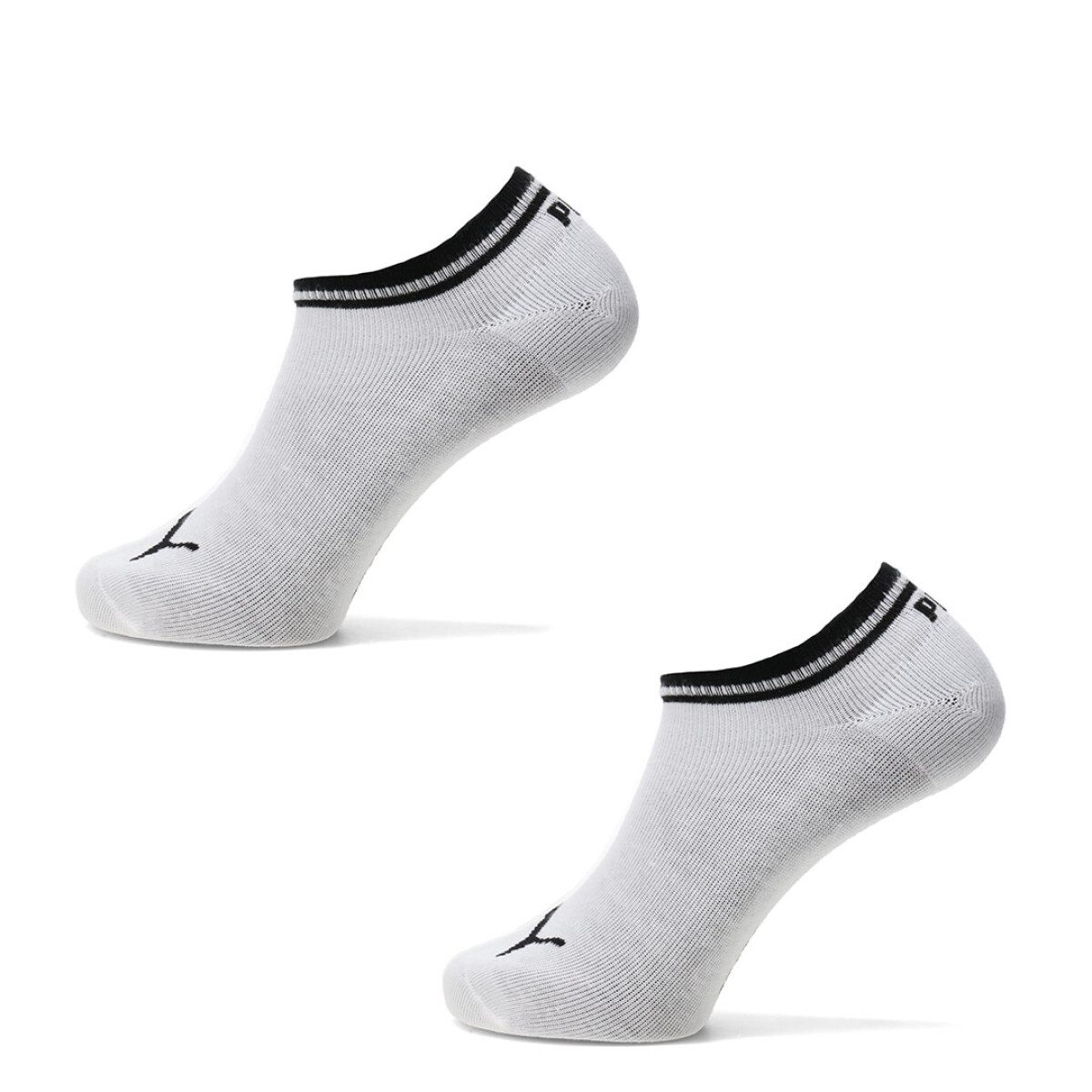 Medias Unisex Puma Herit.Sneaker 2 Pares - Blanco - Negro 