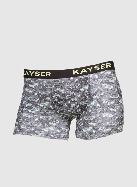 Boxer estampado Negro