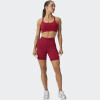 Short Fabletics On-The-Go PowerHold® Rojo