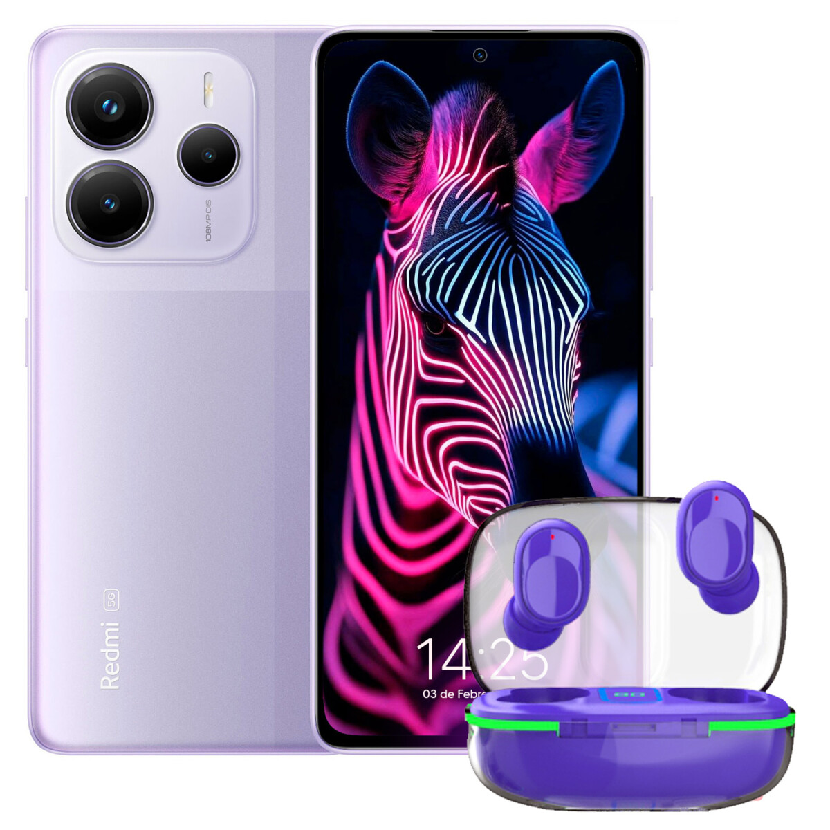 Xiaomi Redmi Note 14 5g 8gb 256gb + Regalo - VIOLETA 