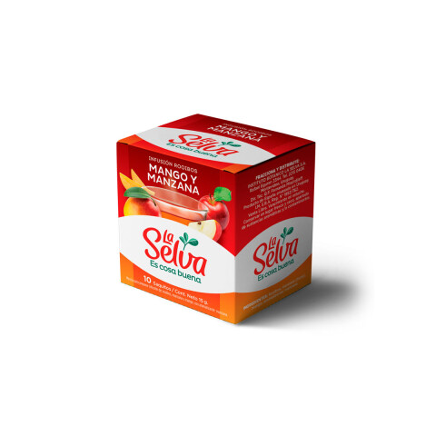 Te de mango y manzana La Selva x10 saquitos Te Mango/manzana La Selva X10