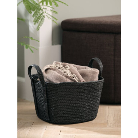 Cesta Hjalti W30Xl30Xh20 Cm Negra