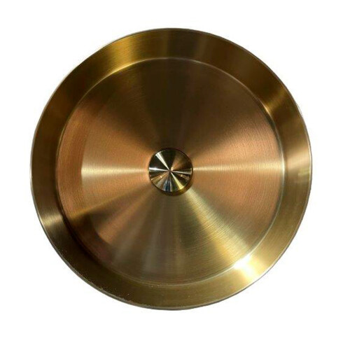 Bacha Redonda Dorada Ac Inox Ss304 C/Valvula Pop Up Aq21244-D 000