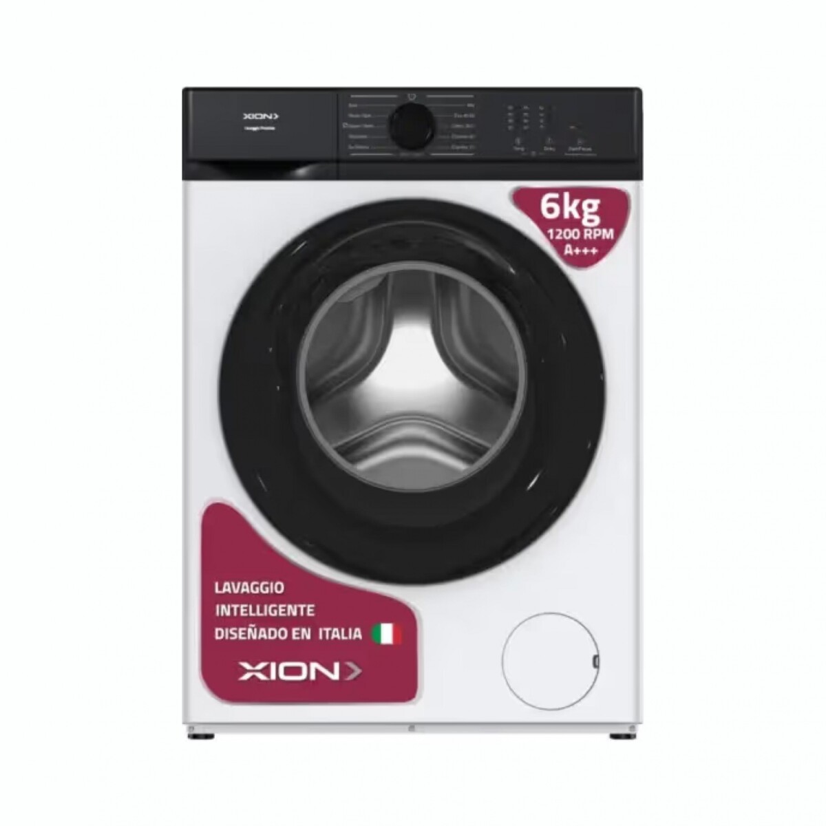 Lavarropas XION XI-XI-LAV60 Capacidad 6Kg Capacidad Frontal - White 