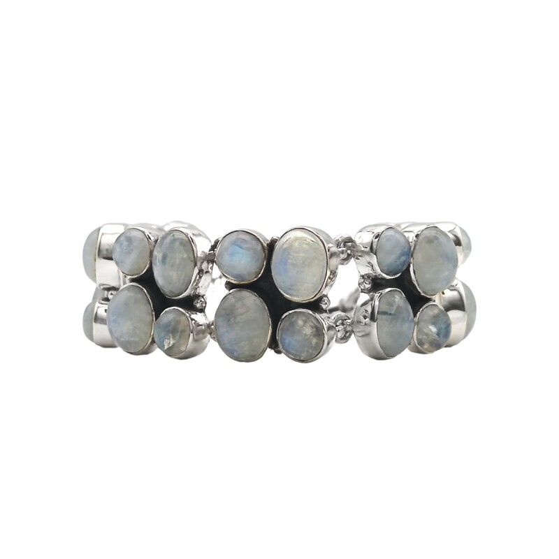 Pulsera Formas-Plata 925-Piedra Luna-PU3460 Conpiedra