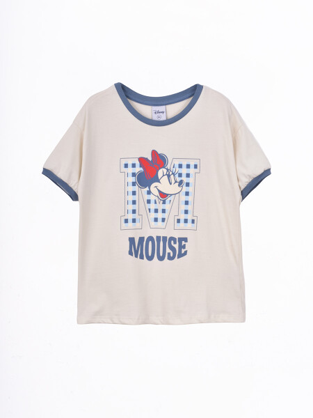REMERA MINNIE CRUDO