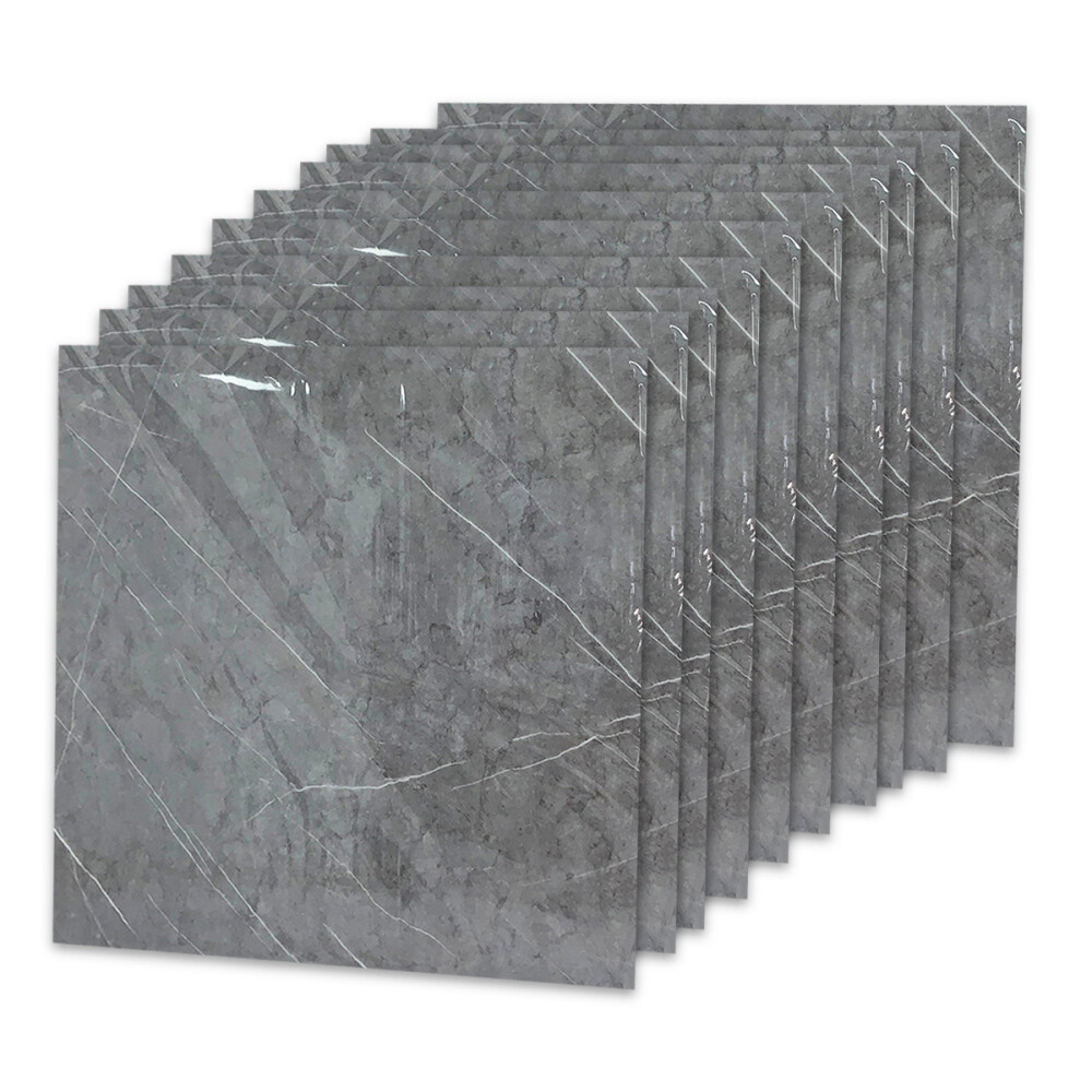 Revestimiento De Pared 60x60cm ashesivo x10 unidades Gris