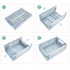 Caja de almacenamiento plegable azul