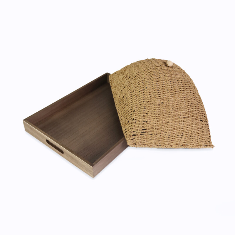 BANDEJA C/TAPA 34X24X18CM Unica