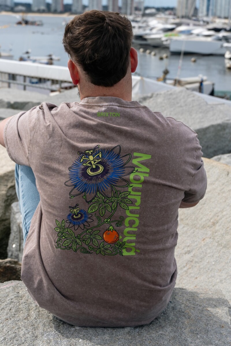 Camiseta Mbaracuya Marrón