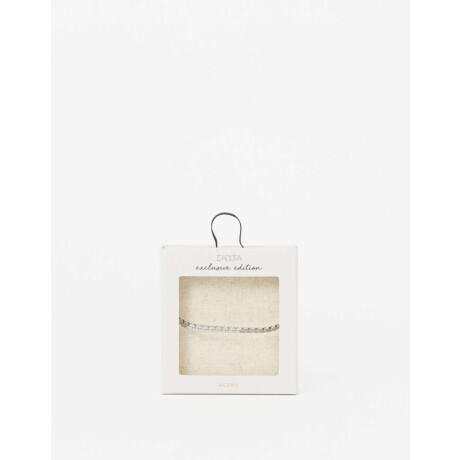 Pulsera Acero Plateado