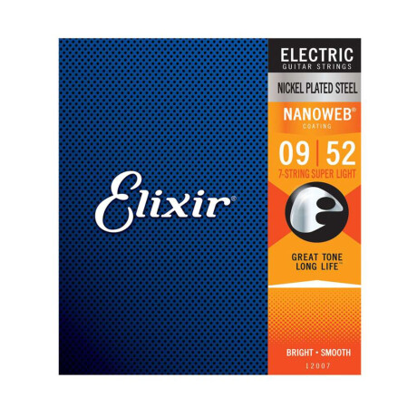 Encordado Eléctrica Elixir Nanoweb 009 7 Str.