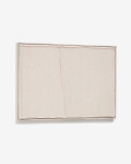 Cuadro Maha blanco con línea horizontal 52 x 72 cm