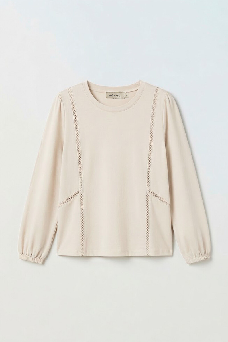 REMERA PAZ BEIGE